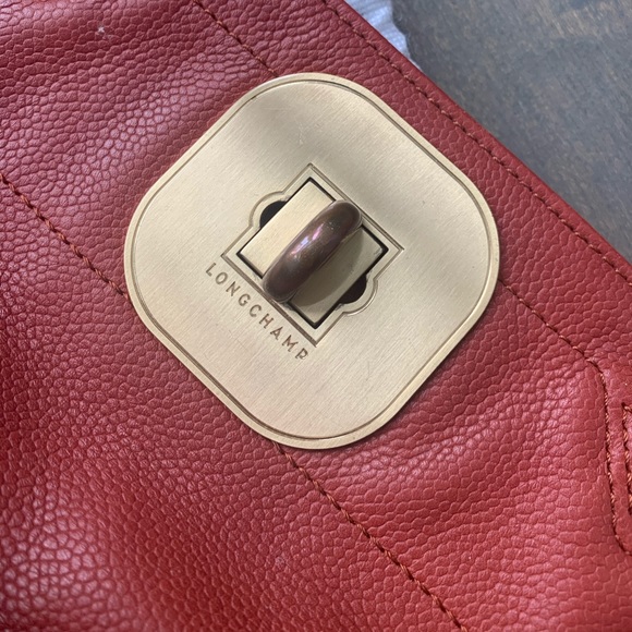 Longchamp Gatsby Burgundy Brown Leather Bag - Picture 6 of 16